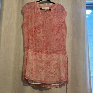 Rory Beca red/pink & white printed dress
